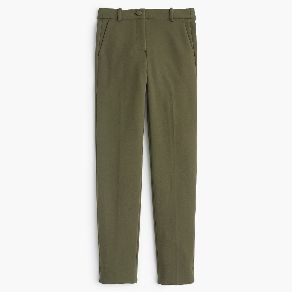 NWT J. Crew High-rise Cameron pant - Frosty Olive